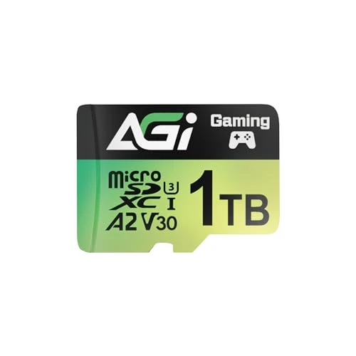 AGI TF138 Mikro SD Kart Adaptörlü 1 TB Hafıza Kartı, MicroSDXC, UHS-I, A2, U3, V30, Drone/DashCam/Kamera/Telefon/Anahtar/PC/Tablet için 170 MB/s'ye kadar Okuma Hızı ürün görseli 1
