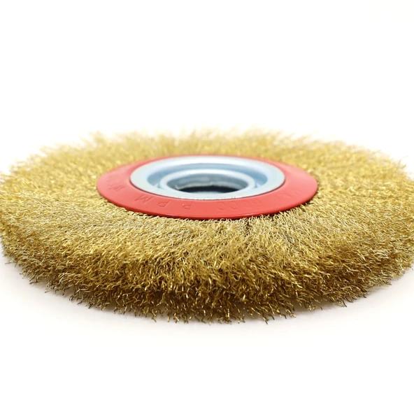 Saçaklı Daire Tel Fırça 175mm - Resim 3