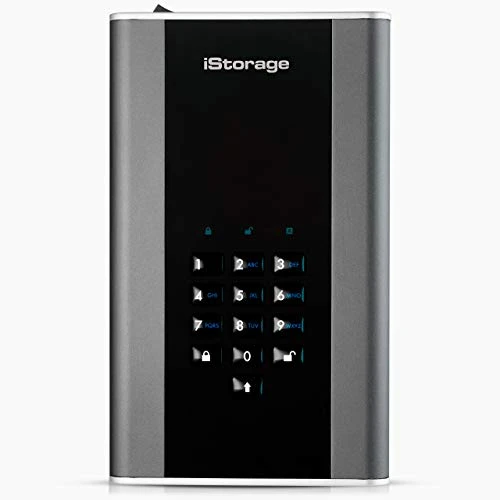 iStorage diskAshur DT2 4TB - Güvenli Şifreli Masaüstü Sabit Sürücü - FIPS Seviye-2 - Parola Korumalı - Toza/Suya Dayanıklı ürün görseli 1