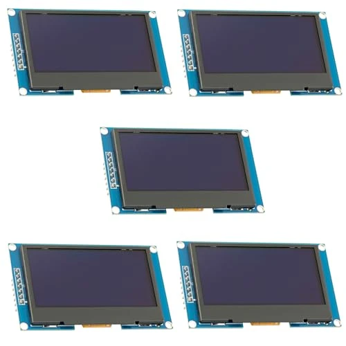 AZDelivery 5x 2,42" 128X64 OLED ekran modülü SPI - Arduino UNO R3 ile uyumlu 2,42 inç OLED ekran - Yeşil yazı tipi OLED ürün görseli 1