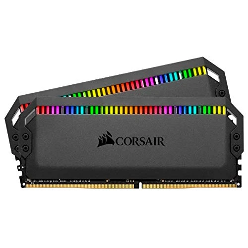 Corsair Dominator Platinum RGB 16 GB (2 x 8 GB) DDR4 3200 (PC4-25600) C16 Bellek - Siyah ürün görseli 1