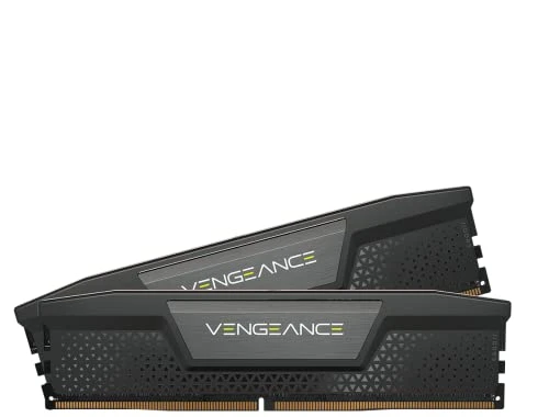 CORSAIR Vengeance DDR5 RAM 32GB (2x16GB) 6000MHz CL38 Intel XMP iCUE Uyumlu Bilgisayar Belleği - Siyah (CMK32GX5M2B6000C38) ürün görseli 1