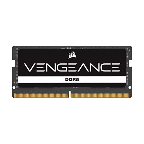 CORSAIR Vengeance SODIMM DDR5 RAM 16GB (1x16GB) 5600MHz CL48-48-48-90 1.10V Intel XMP 3.0 Dizüstü Bilgisayar Belleği - Siyah (CMSX16GX5M1A5600C48) ürün görseli 1