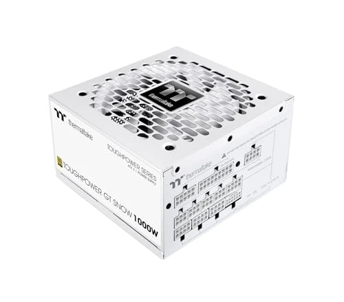 Thermaltake Toughpower GT Kar 1000W | ATX3.1 | 80 Artı Altın | tamamen modüler | PCIe 5.1 12V-2x6 (12+4) | Akıllı Sıfır Fan çok sessiz | Karbeyaz) ürün görseli 1