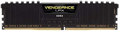 Corsair Vengeance LPX 16 GB (1x16 GB) DDR4 2400 MHz C16 XMP 2.0 Yüksek Performanslı Masaüstü Bellek Seti, Siyah, CMK16GX4M1A2400C16, 1 x 16 GB ürün görseli 1