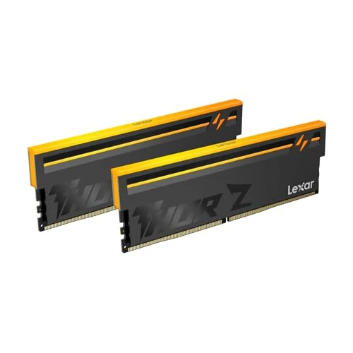Lexar Thor Z Serisi RGB DDR5 RAM 32GB Kit (2x16GB) 6000 MHz, DRAM 288-Pin UDIMM Masaüstü Belleği, Yüksek Performanslı Oyun Bilgisayarı Belleği Intel XMP 3.0/AMD Expo'yu destekler, On-die ECC, 1,35V ürün görseli 1