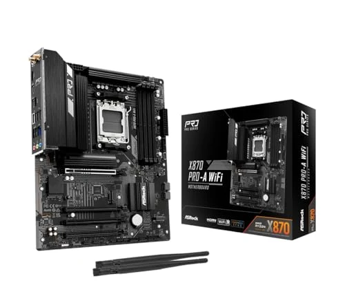 ASRock X870 Pro-A WiFi AM5 ATX HDMI/USB-C DDR5 Perakende ürün görseli 1