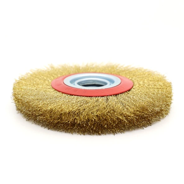 Saçaklı Daire Tel Fırça 200mm - Resim 3