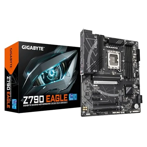 GIGABYTE Z790 Eagle Anakart - 14. Nesil Intel Core CPU'ları, 12+1+1 fazlı VRM'yi, 7600MHz'e kadar DDR5 (OC), 3xPCIe 4.0 M.2, 2.5GbE LAN, USB 3.2 Gen 2'yi destekler ürün görseli 1