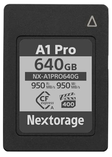 Nextorage Japon Üretici CFexpress Tip A 640 GB VPG400 Okuma Maks. 950MB/s Yazma Maks. 950 MB/sn pSLC Sony Alpha Serisi Uyumluluğu 4K/8K Kayıt RAW Kayıt NX-A1PRO640G Bellek Kartı ürün görseli 1