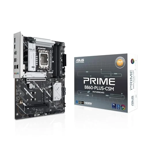 ASUS Prime B860-PLUS-CSM anakart soketi Intel LGA 1851 (Intel B860, ATX, DDR5 bellek, PCIe 5.0 x16 SafeSlot, 3X PCIe 4.0 M.2, HDMI, DisplayPort, USB 20 Gbps, USB 5 Gbps Type-C) ürün görseli 1