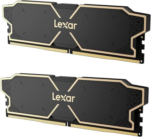 Lexar DDR5 RAM 32GB Kit (2x16GB) 6000MHz CL36, DRAM 288pin UDIMM Masaüstü Belleği, PC Belleği Intel XMP 3.0/AMD EXPO için Yüksek Performanslı Bilgisayar Belleği, AI, Oyun, CL36-40-40-96, 1,4V ürün görseli 1