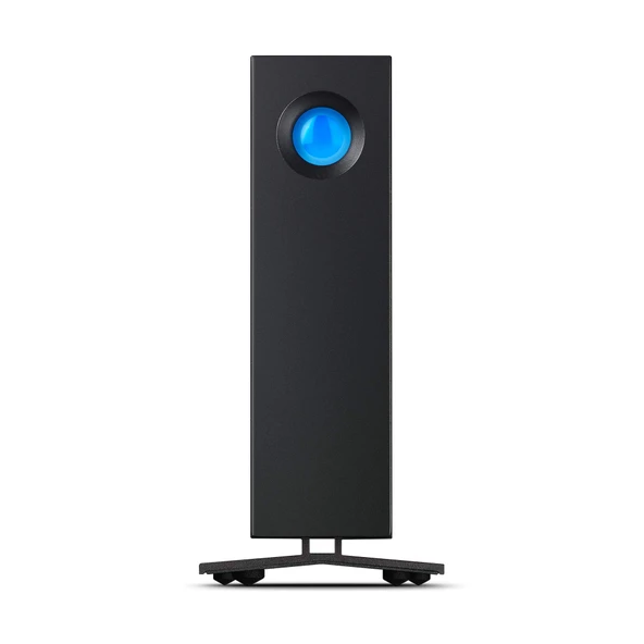 LaCie d2 Professional 20 TB, harici sabit sürücü, 3,5 inç, PC ve Mac, siyah, dahil. Veri Kurtarma Hizmeti (STHA20000800) ürün görseli 1
