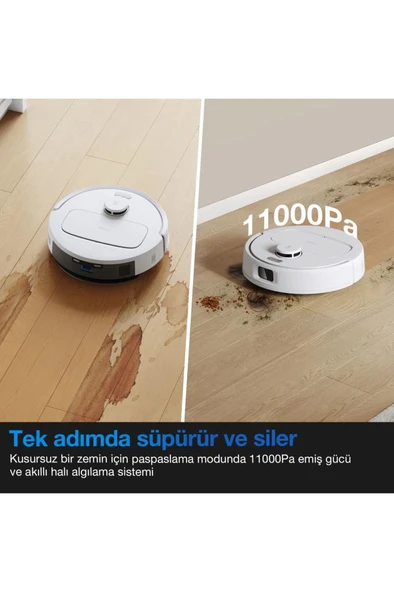 ECOVACS DEEBOT N20E PLUS WHİTE - Resim 3