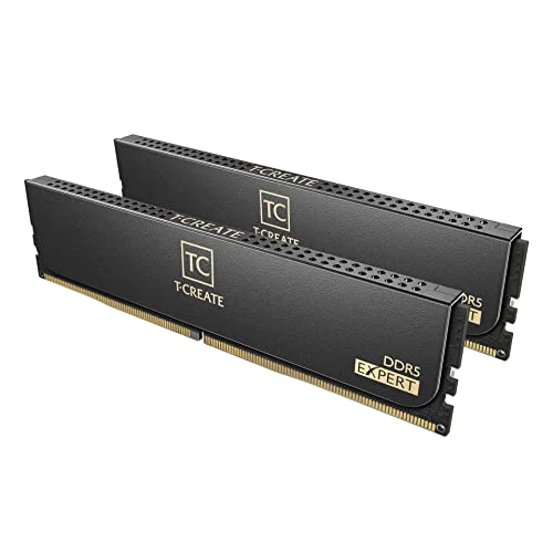 TEAMGROUP DDR5 32 GB KIT 2x16 GB PC 6000 Team T-CREATE EXPERT CTCED532G6000HC30DC01 siyah, Siyah-UDIMM ürün görseli 1