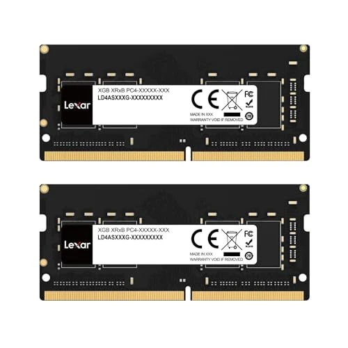 Lexar SODIMM DDR4 RAM 16GB Kiti (2x16GB), 3200MHz DRAM, 260-Pin DDR4 SODIMM Dizüstü Bilgisayar Belleği, Yüksek Performanslı SO-DIMM, PC Dizüstü Bilgisayar Belleği ürün görseli 1