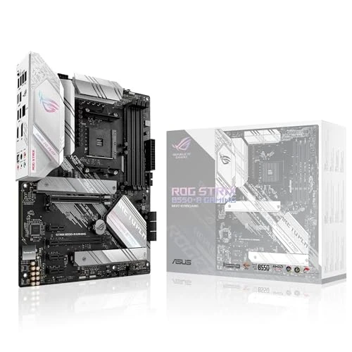 ASUS ROG Strix B550-A Oyun Anakartı Soketi AMD Ryzen AM4 (ATX, 2X M.2, SATA 6 Gbit/s, USB 3.2 Gen 2, PCIe 4.0, Aura Sync) ürün görseli 1