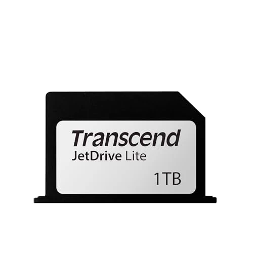 Transcend JetDrive Lite 330 1 TB - MacBook Pro 14" ve 16" (2021-2024, M4/M3/M2/M1 Pro/Max) için Depolama Genişletme, Gömme Tasarım, 95 MB/s'ye kadar - TS1TJDL330 ürün görseli 1