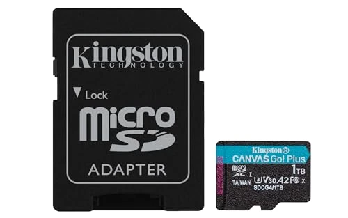 Kingston Canvas Go Plus microSDXC Hafıza Kartı Gen4 200 MB/s A2 U3 V30 1 TB Kart + Adaptör SDCG4/1 TB ürün görseli 1