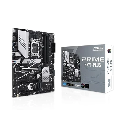 ASUS Prime H770-PLUS Oyun Anakartı Soketi Intel LGA 1700 (Intel H770, ATX, DDR5 Bellek, 3X PCIe 4.0 M.2, Thunderbolt 4, Aura Sync) ürün görseli 1