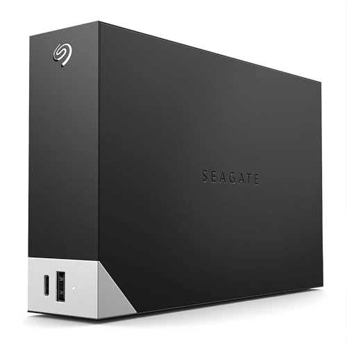 Seagate One Touch HUB 6 TB, harici sabit sürücü, 2 yollu USB hub, 3,5 inç, USB 3.0, PC, Dizüstü Bilgisayar ve Mac, dahil. Veri Kurtarma Hizmeti (STLC6000400) ürün görseli 1