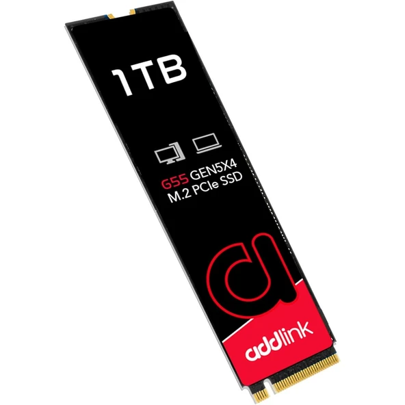 Addlink AD1TBG55M2P G55 1TB PCIe 5.0 x4 NVMe M.2 2280 Solid State Drive ürün görseli 1