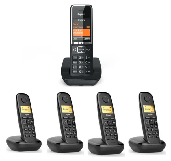 GİGASET C550 COMFORT / A270 5 DAHİLİ  ANALOG SANTRAL SETİ ürün görseli 1