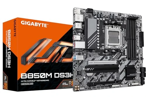 GIGABYTE B850M DS3H Anakart - AMD Ryzen 9000 Serisi CPU'lar, 16+2+2 faz Dijital VRM, 8200MHz'e kadar DDR5 (OC), 1xPCIe 5.0 + 1xPCIe 4.0 M.2, 2.5 LAN, USB 3.2 Gen 2 ürün görseli 1