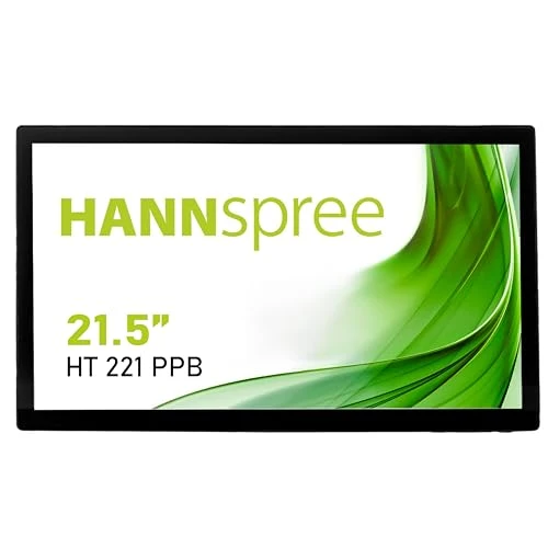 Hannspree HT 221 PPB 54,6 cm (21,5 inç) 1920 x 1080 piksel Full HD LED dokunmatik ekran siyah ürün görseli 1