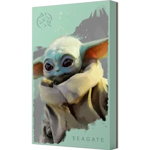 Seagate FireCuda 2 TB Taşınabilir Harici Sabit Sürücü PS4, PS5, Xbox One/Serisi, PC, Star Wars Edition Grogu, USB 3.2 ile uyumludur, 3 Yıllık Kurtarma Hizmeti Dahildir (STKL2000404) ürün görseli 1