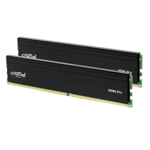Crucial Pro DDR4 RAM 32 GB Kiti (2x16 GB) 3200 MHz, Intel XMP 2.0, PC Bilgisayar RAM'i - CP2K16G4DFRA32A ürün görseli 1