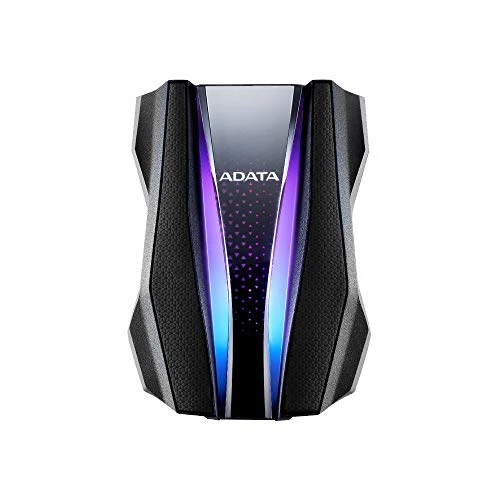 ADATA HD770G - 2 TB, USB 3.2 Gen.1'e sahip harici sabit sürücü, IP68 koruma sınıfı, siyah ürün görseli 1