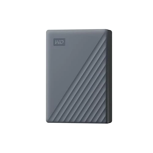 WD Mobile My Passport Sabit Diski USB-C 6 TB ile Çalışır (Mobil Sabit Disk, Parola Koruması, Yedekleme Yazılımı, USB 3.2 Gen 1, 3 Yıl Garanti) Silikon Grisi ürün görseli 1