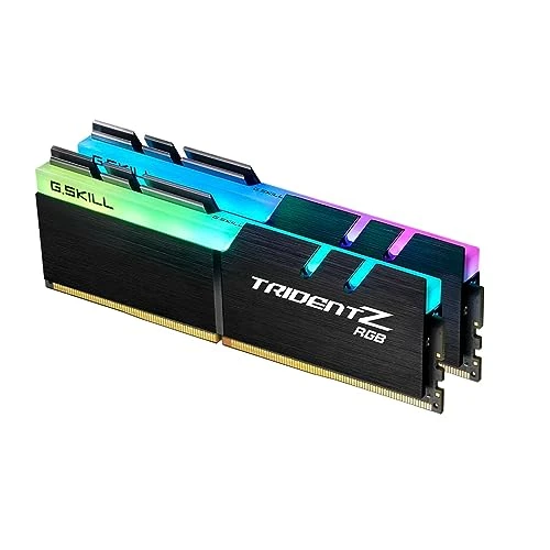 G.SKILL Trident Z RGB F4-3600C18D-16GTZR Bellek Modülü 16 GB 2 x 8 GB DDR4 3600 MHz siyah ürün görseli 1