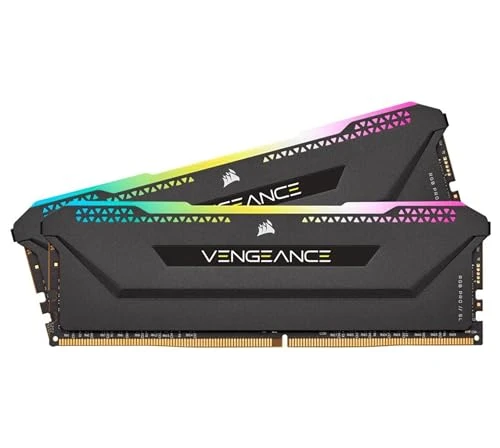Corsair VENGEANCE RGB PRO SL 16 GB (2x8 GB) DDR4 3200 (PC4-25600) C16 Masaüstü belleği - Siyah, CMH16GX4M2E3200C16, 2 x 8 GB ürün görseli 1