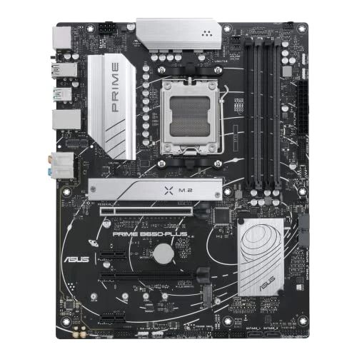 ASUS Prime B650-PLUS CSM anakart soketi AMD AM5 (Ryzen 7000, ATX, DDR5 bellek, PCIe 5.0 M.2, 2.5G Ethernet, BIOS Flashback, USB 3.2 Gen 2 Type-C, Aura Sync) ürün görseli 1