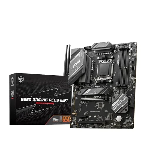 MSI MB5909 Anakart B650 Gaming Plus WiFi [AMD Ryzen 7000 Serisi (AM5) Uyumlu] B650 ATX ile donatılmıştır Maksimum DDR5-7200 (OC) desteği ürün görseli 1