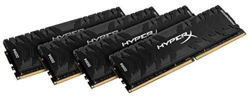 HyperX Predator HX426C13PB3K4/32 Bellek Modülleri 2666MHz DDR4 CL13 DIMM XMP 32GB Kiti (4X8GB) Siyah ürün görseli 1