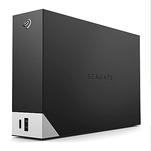 Seagate One Touch HUB 4 TB, harici sabit sürücü, 2 yollu USB hub, 3,5 inç, USB 3.0, PC, Dizüstü Bilgisayar ve Mac, dahil. Veri Kurtarma Hizmeti (STLC4000400) ürün görseli 1