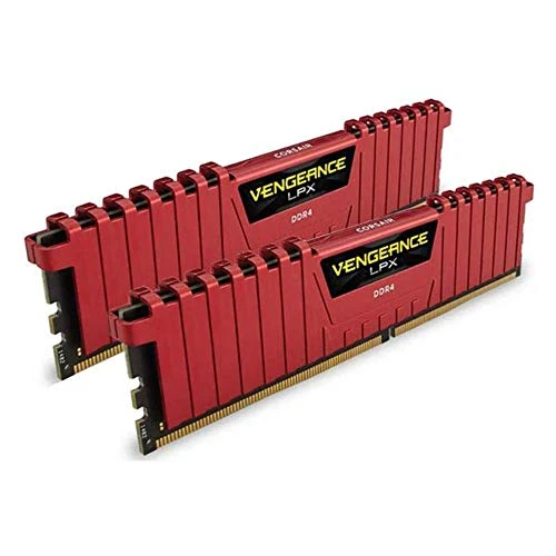 Corsair Vengeance LPX 16 GB (2x8 GB) DDR4 2133 MHz C13 XMP 2.0 Yüksek Performanslı Masaüstü Bellek Seti, Kırmızı ürün görseli 1