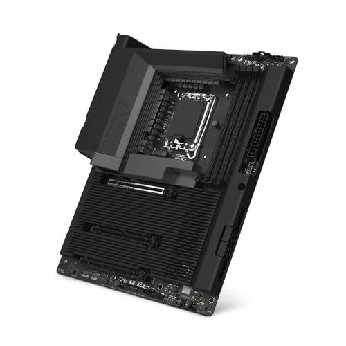 NZXT N7 Z890 - Core Ultra için Intel Z890 LGA 1851 ATX Oyun Anakartı (Seri 2) - 16+1+2, DDR5, 5X M.2, PCIe 5.0, Wi-Fi 6E, 2.5GbE, Thunderbolt 4 - Tam Kapsam - Siyah ürün görseli 1