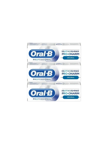 Oral-B Pro-Onarım Diş Macunu 3 x 50 ml ürün görseli 1
