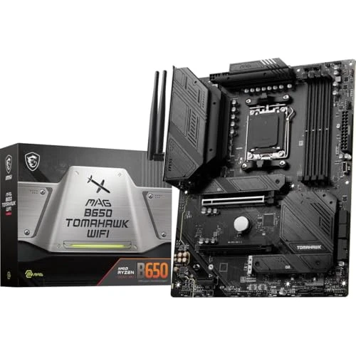 MSI MAG B650 Tomahawk WiFi Oyun Anakartı (AMD AM5, ATX, DDR5, PCIe 4.0, M.2, SATA 6 Gb/s, USB 3.2 Gen 2, HDMI/DP, Wi-Fi 6E, AMD Ryzen 7000 Serisi Masaüstü İşlemciler) ürün görseli 1