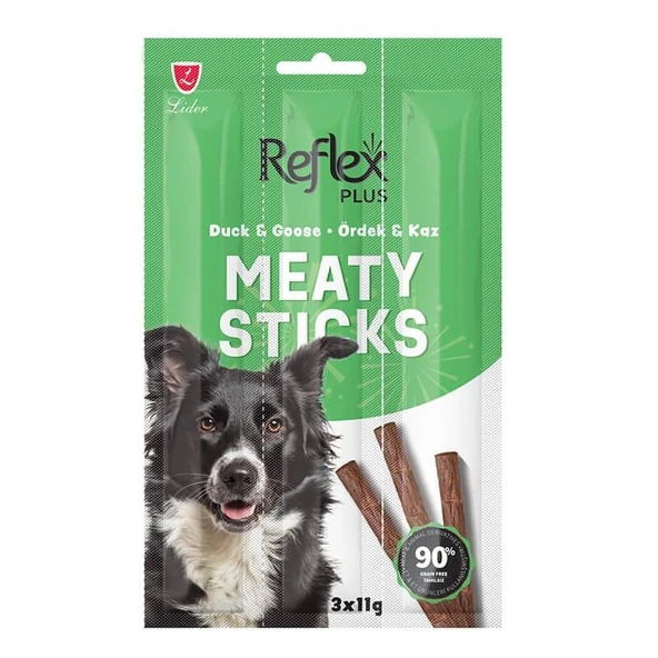 Reflex Plus Ördek ve Kaz Etli Stick Köpek Ödül Maması 11 Gr 3 Lü ürün görseli 1
