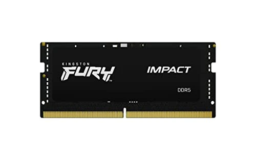 Kingston FURY Impact PnP 32 GB 5600MT/s DDR5 CL40 SODIMM Dizüstü Bilgisayar için Oyun Belleği Tek Modül - KF556S40IB-32 ürün görseli 1