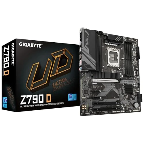 GIGABYTE Z790 D Anakart - Intel Core 14. Nesil CPU'ları, 12+1+1 fazlı Dijital VRM'yi, 7600MHz DDR5 (OC), 3xPCIe 4.0 M.2, 2.5GbE LAN, USB 3.2 Gen 2'yi destekler ürün görseli 1