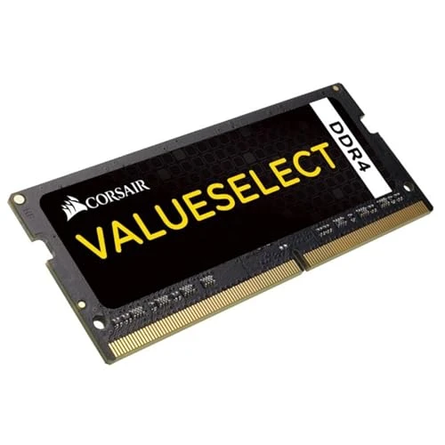 Corsair Değer Seçimli SODIMM 16 GB (1x16 GB) DDR4 2133 MHz C15 Dizüstü/Dizüstü Bilgisayarlar için Bellek - Siyah CMSO16GX4M1A2133C15 ürün görseli 1