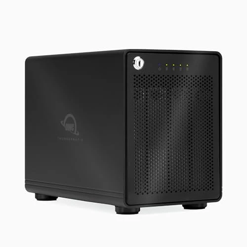 OWC ThunderBay 4 (0 TB) 2 x TB3 bağlantı noktasına sahip 4 yuvalı RAID hazır harici depolama muhafazası, OWC için Softraid, RAID 0/1/4/5/1+0 ürün görseli 1