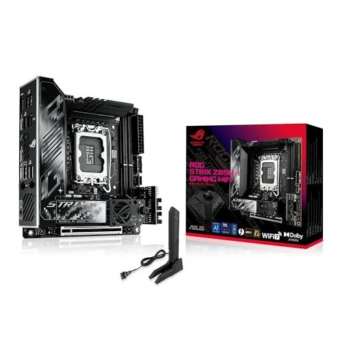 ASUS ROG Strix Z890-I Oyun WiFi Anakart Soketi Intel LGA 1851 (Mini-ITX, Gelişmiş AI, DDR5, WiFi 7, M.2, PCIe 5.0, Thunderbolt 4, Q-Release, DIMM Flex) ürün görseli 1