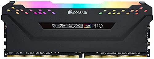Corsair Vengeance RGB PRO 8 GB (1x8 GB) DDR4 3200 (PC4-25600) C16 RAM, AMD Ryzen optimize edilmiş - siyah ürün görseli 1